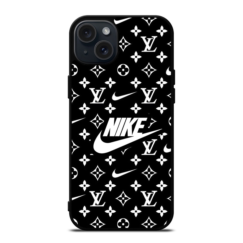 NIKE X LOUIS VUITTON BLACK iPhone 15 Plus Case Cover